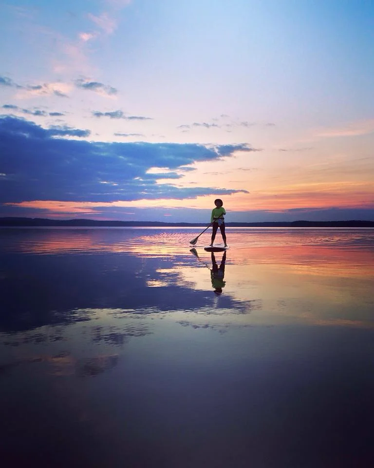 Winter Paddling with SUP regular, Jill!
