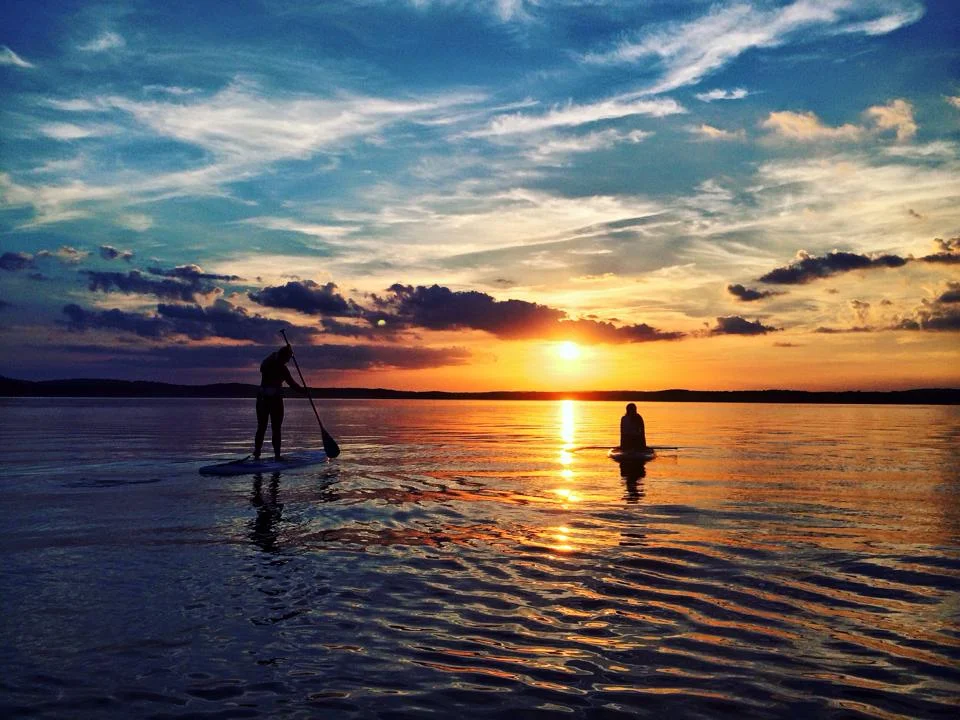 October sunset SUP class was truly magical!