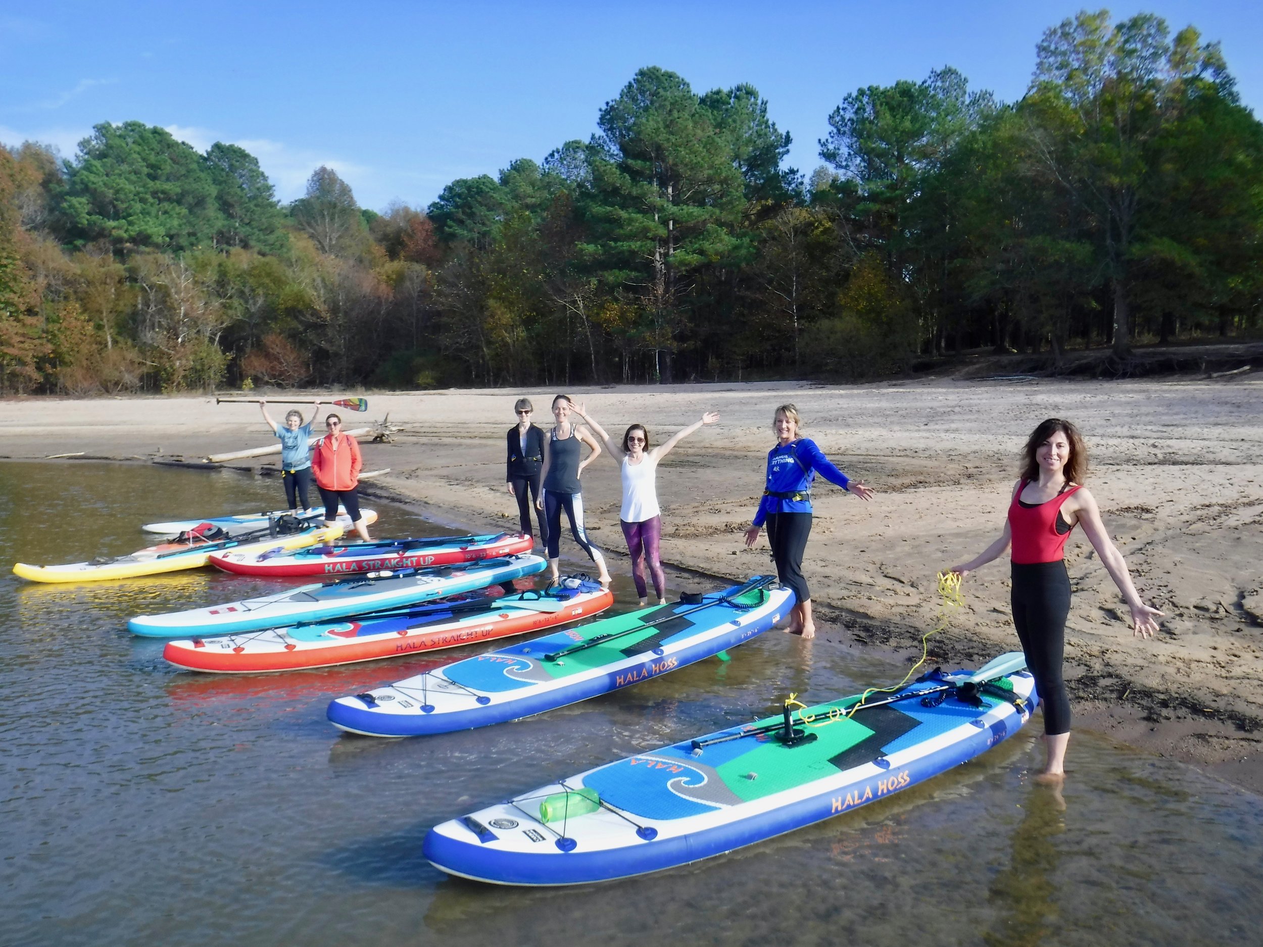 I had such a fun time! And you were so instructive and encouraging! I will be back. Thanks for making my first time paddle boarding the best! ~ Trish