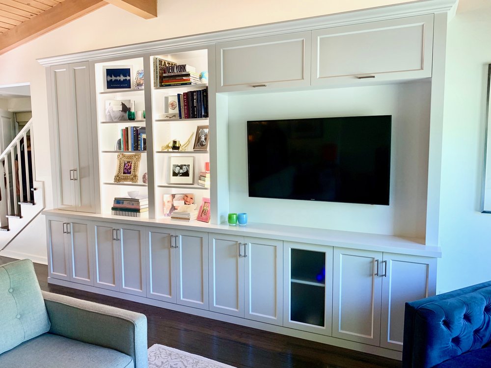 Wall Entertainment Centers R C Cabinets Closets Sonoma