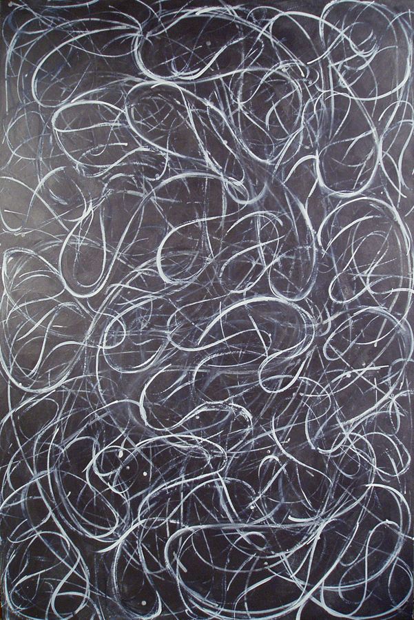 Palimend   ink and graphite on canvas; 2008
