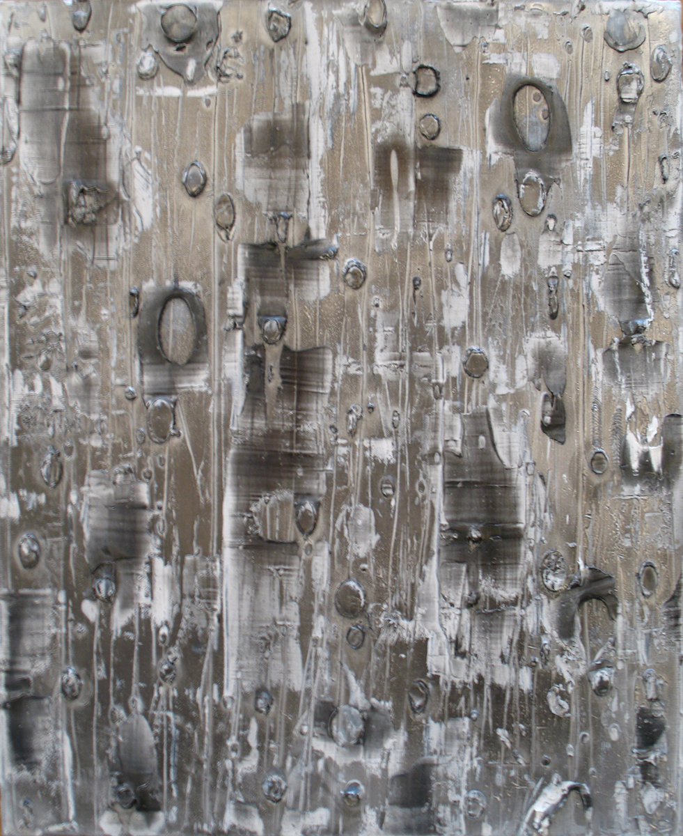 Endless Sender, 2012; Graphite and oil on canvas