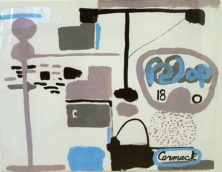 untitled drawing d.   mixed media on paper; 2005