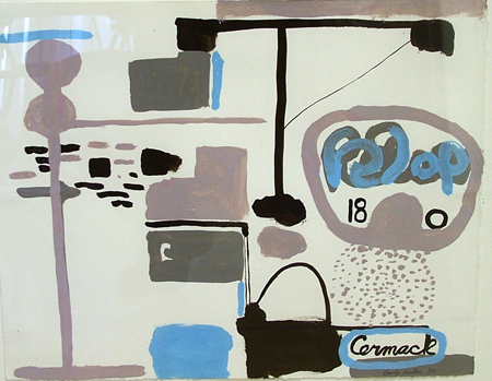 untitled drawing d. mixed media on paper; 2005