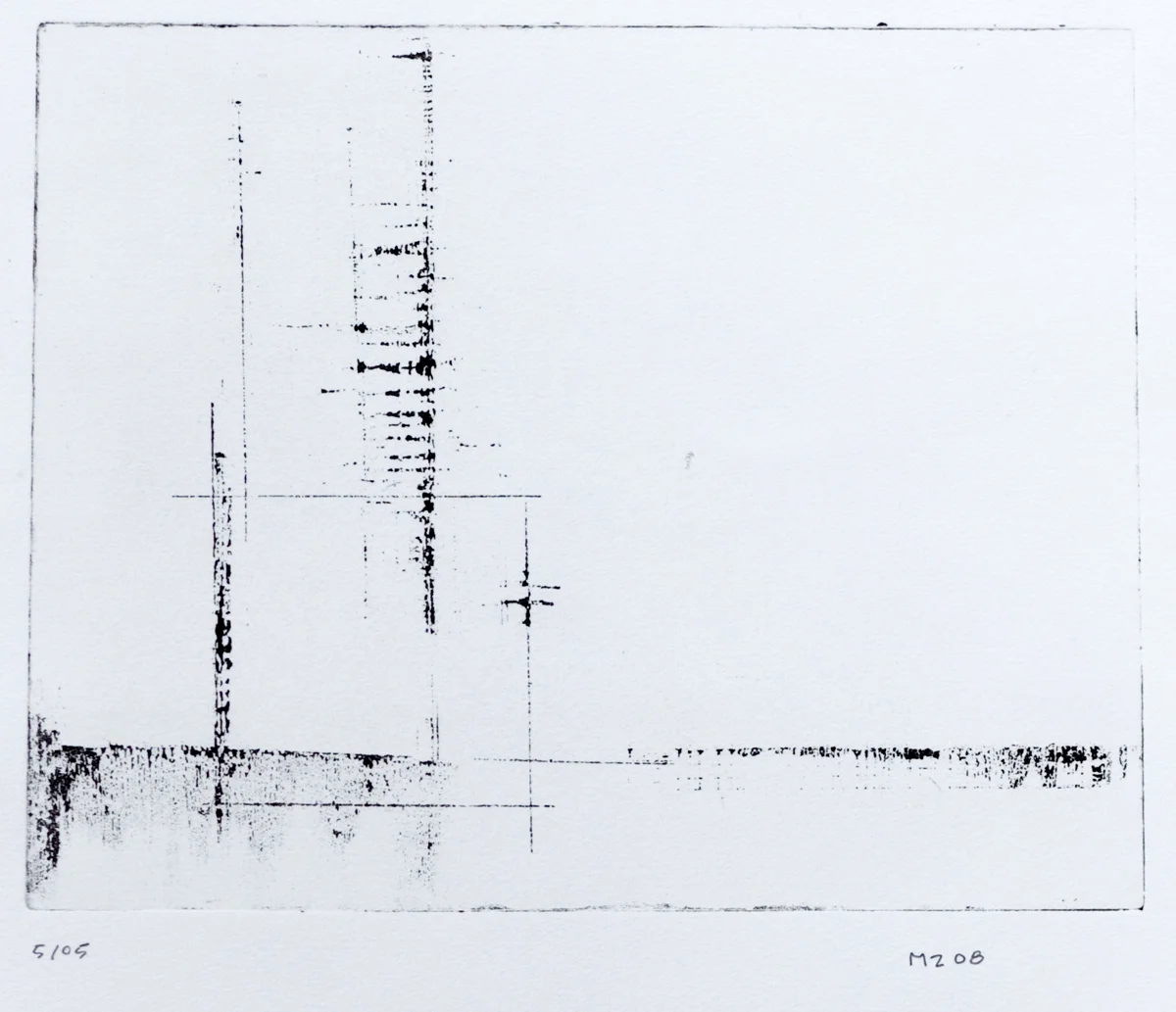 untitled lithograph on Rives BFK Arches Printing paper, 5 of 8
