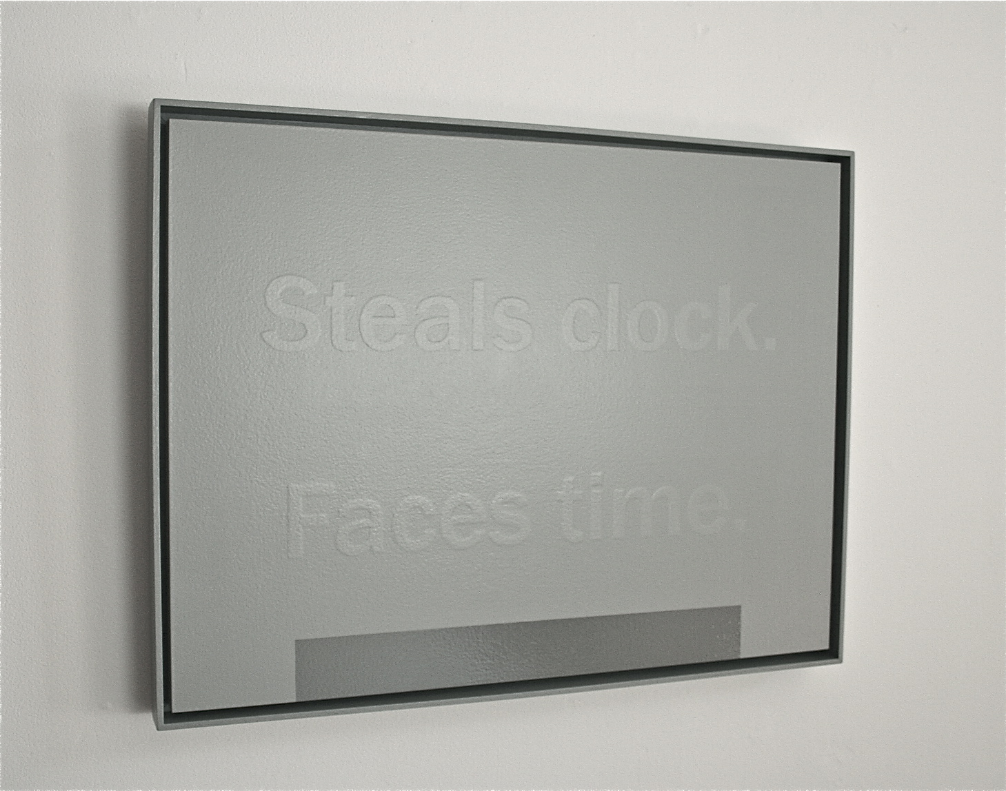 Patrick DeGuira, Steals Clock. Faces Time 2012