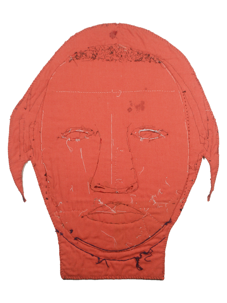Alicia Henry, Red Girl 2011, mixed media on paper; 28 x 22"