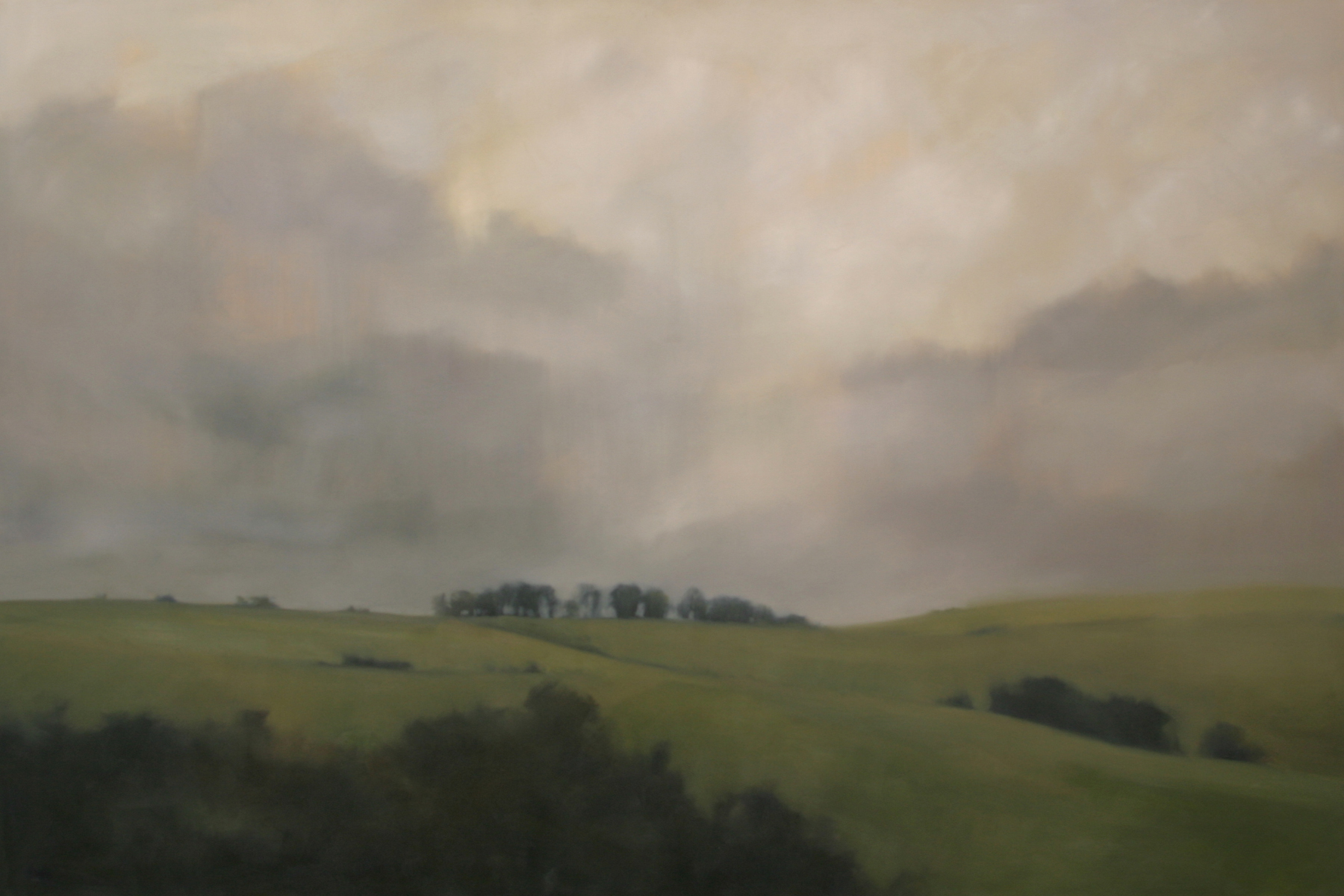 Distant Ridge   2013, oil on canvas, 48"x72"