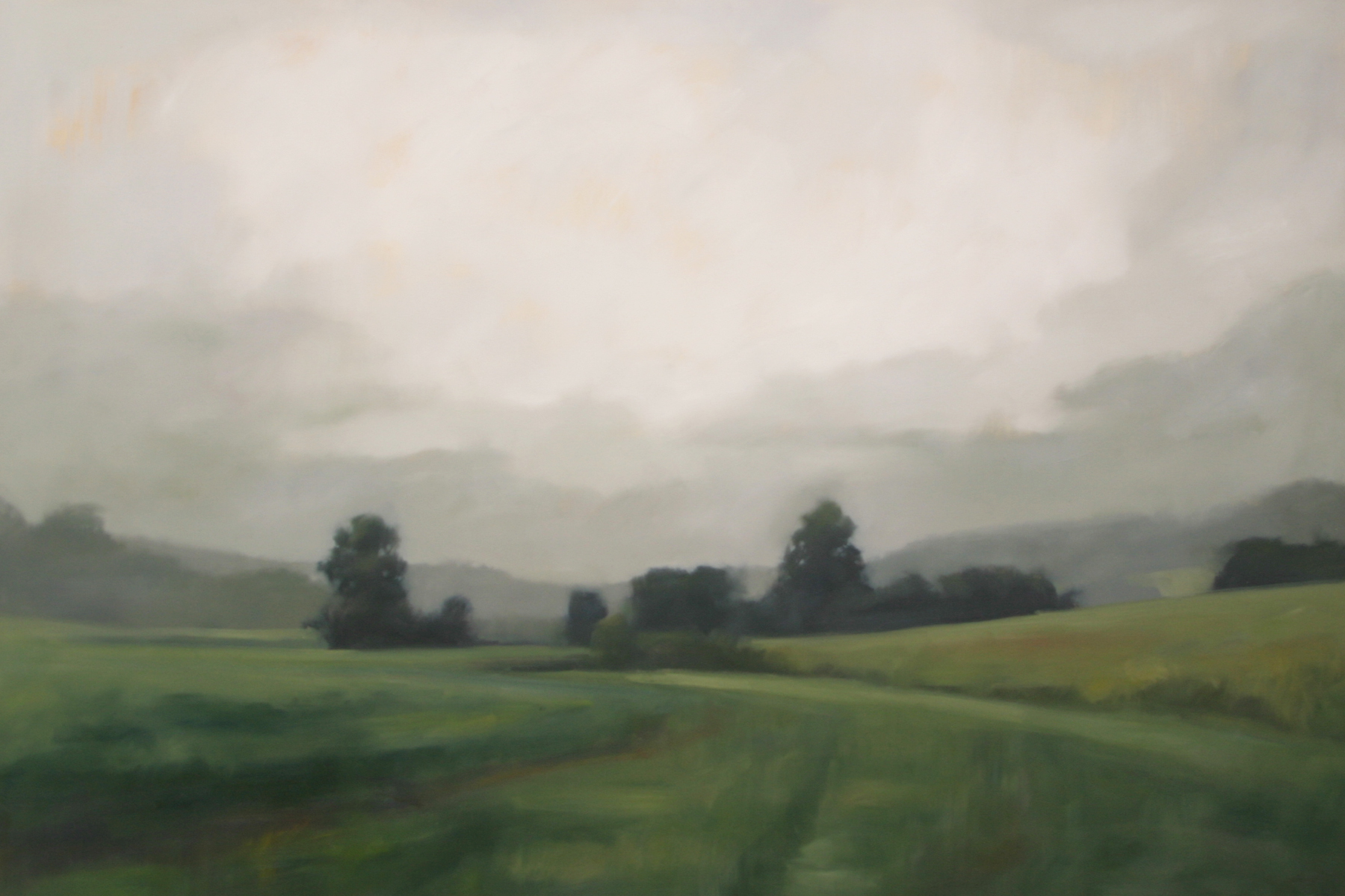 Private Valley 2013, oil on canvas, 48"x72"