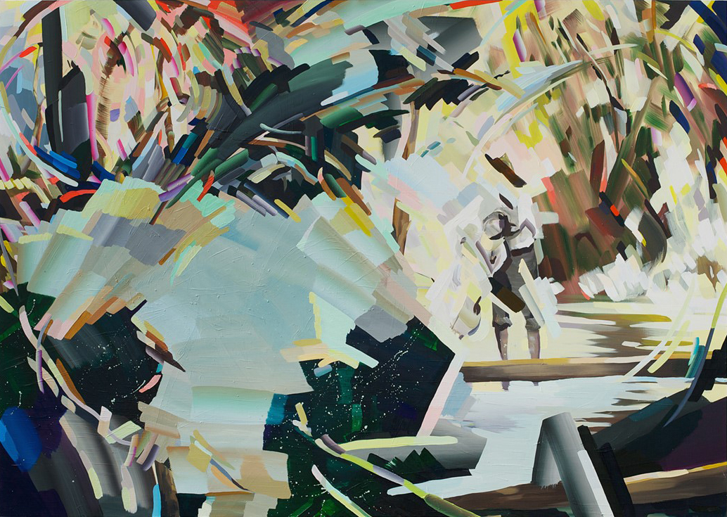 Over Again, 2013, oil on panel, 48"x67.5"