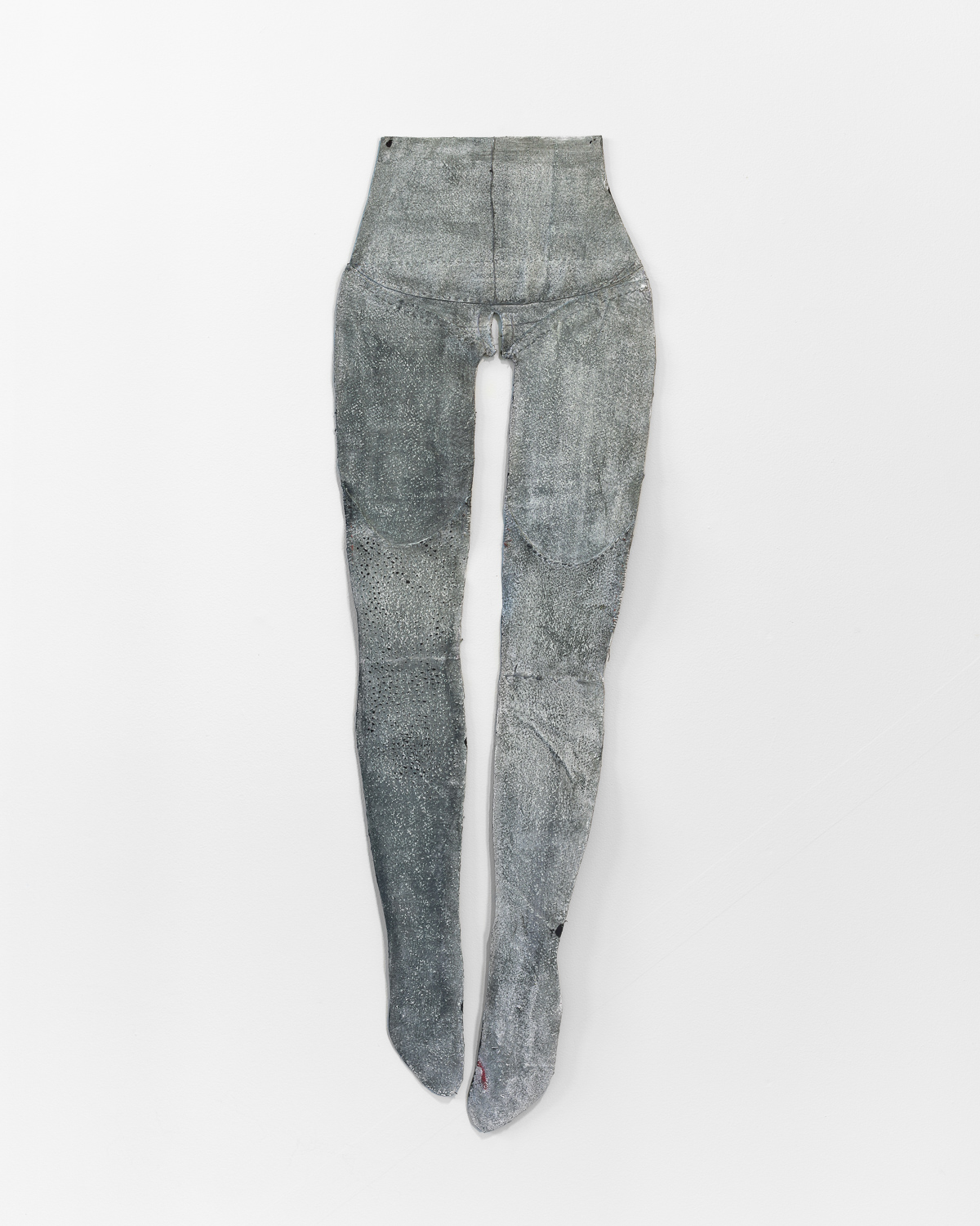 untitled (legs) 2015, mixed media, 47 x 15"