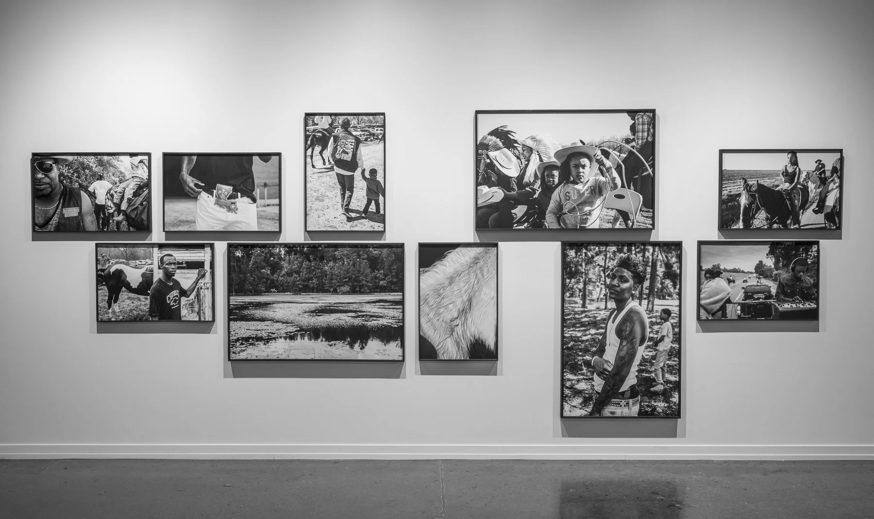 Jeremiah Ariaz, Louisiana Trail Riders, installation view