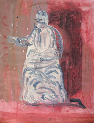 Prayer, mixed media on paper, 18”x24”, 2018