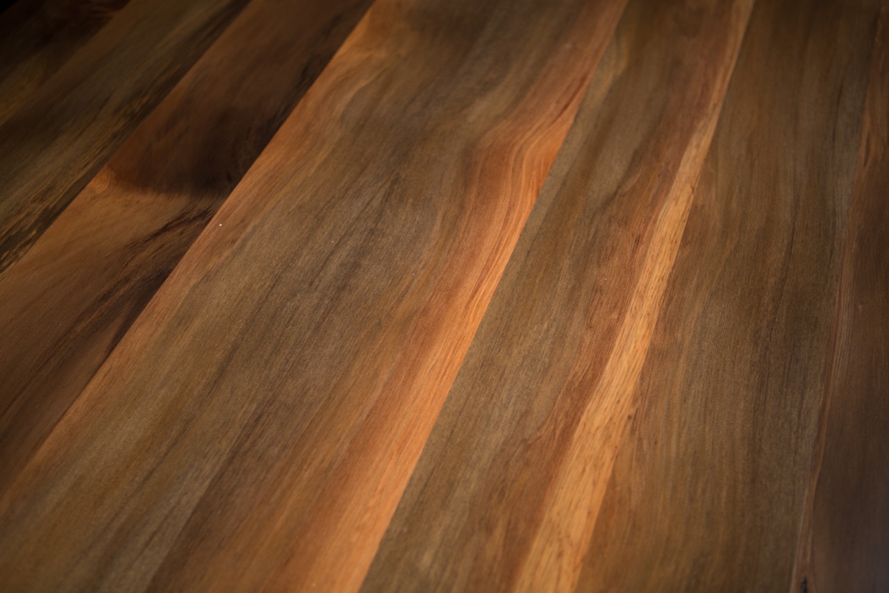 River coloured Rimu T&G flooring 