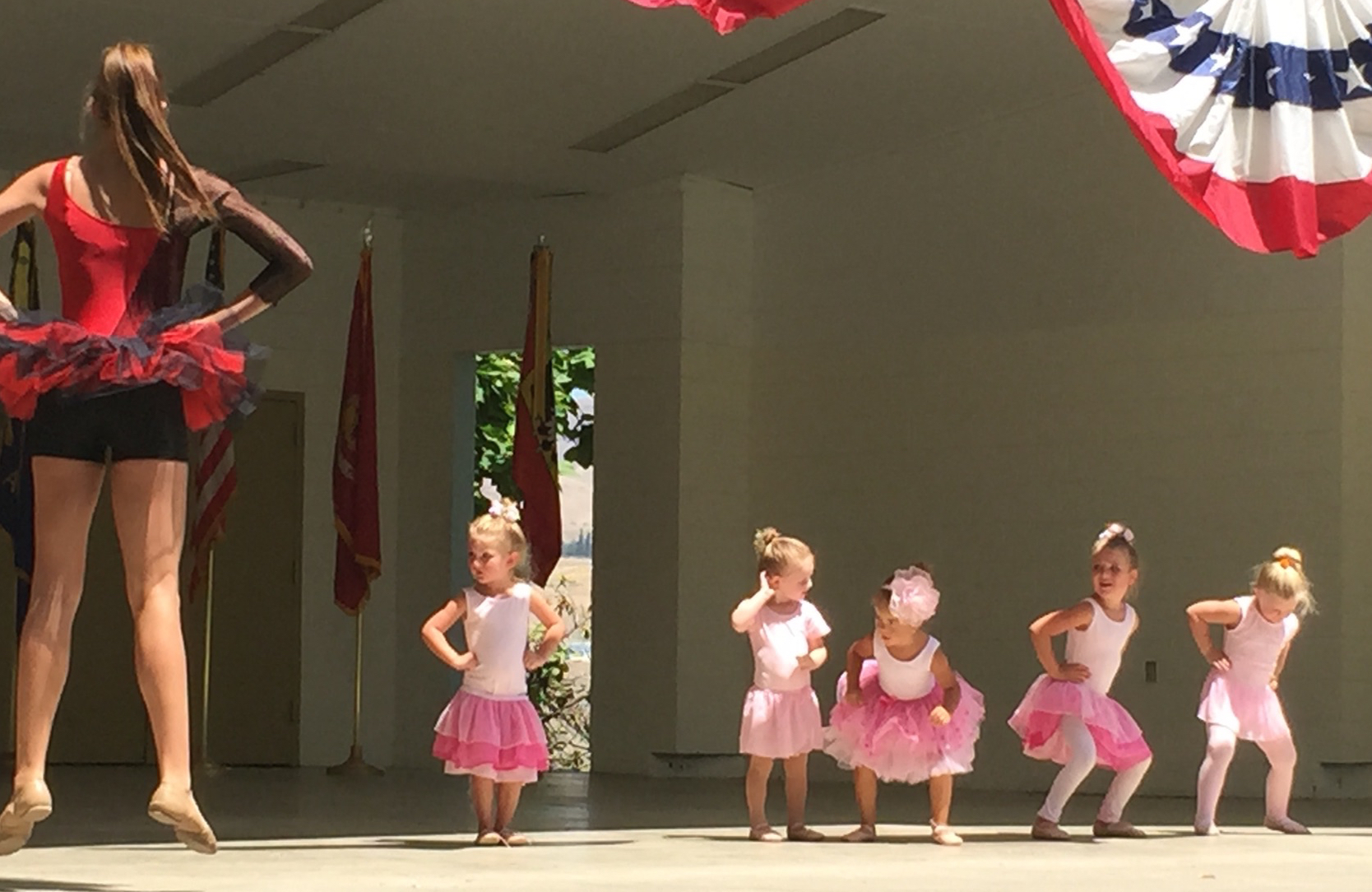 Dancing with Teacher Hannah