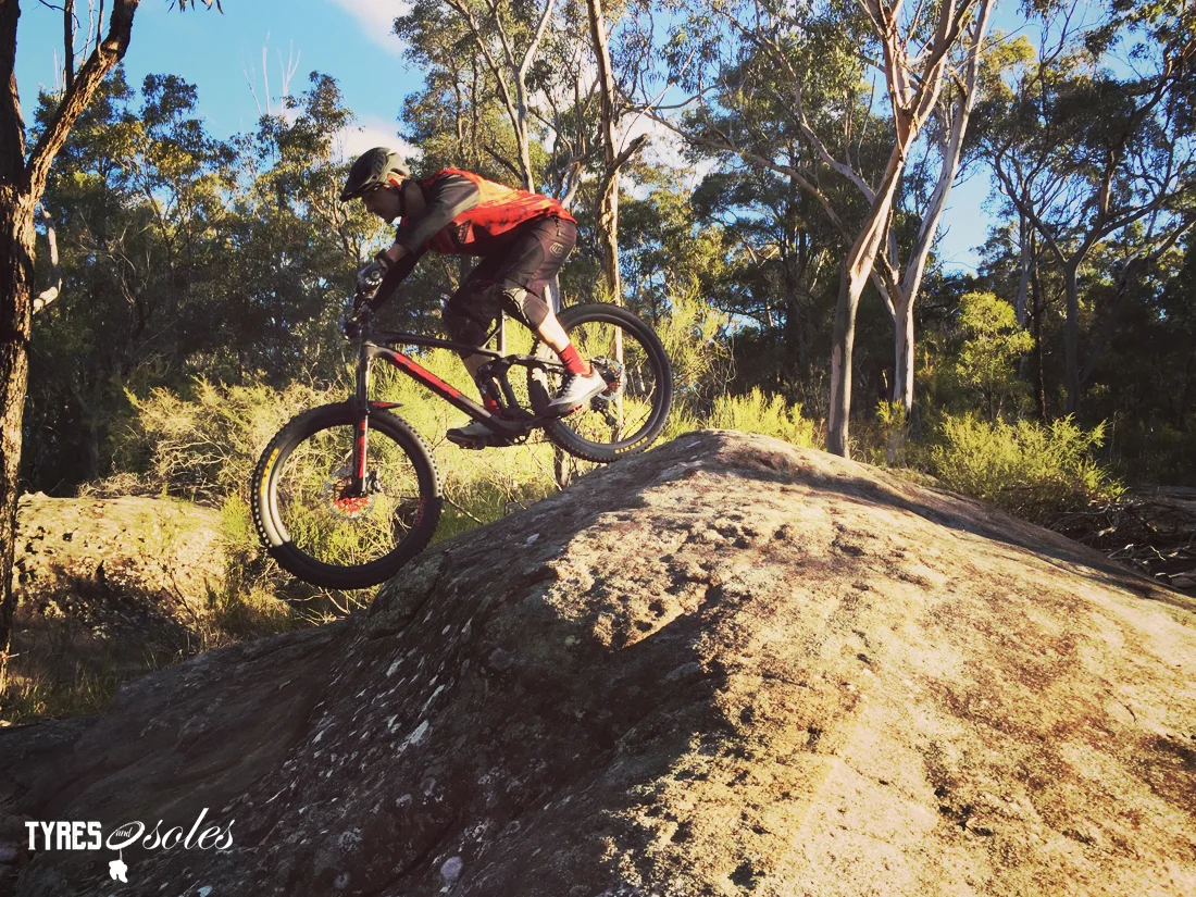 HANDUP GLOVES in action on the local trails. Pic: ©Jason Lorch