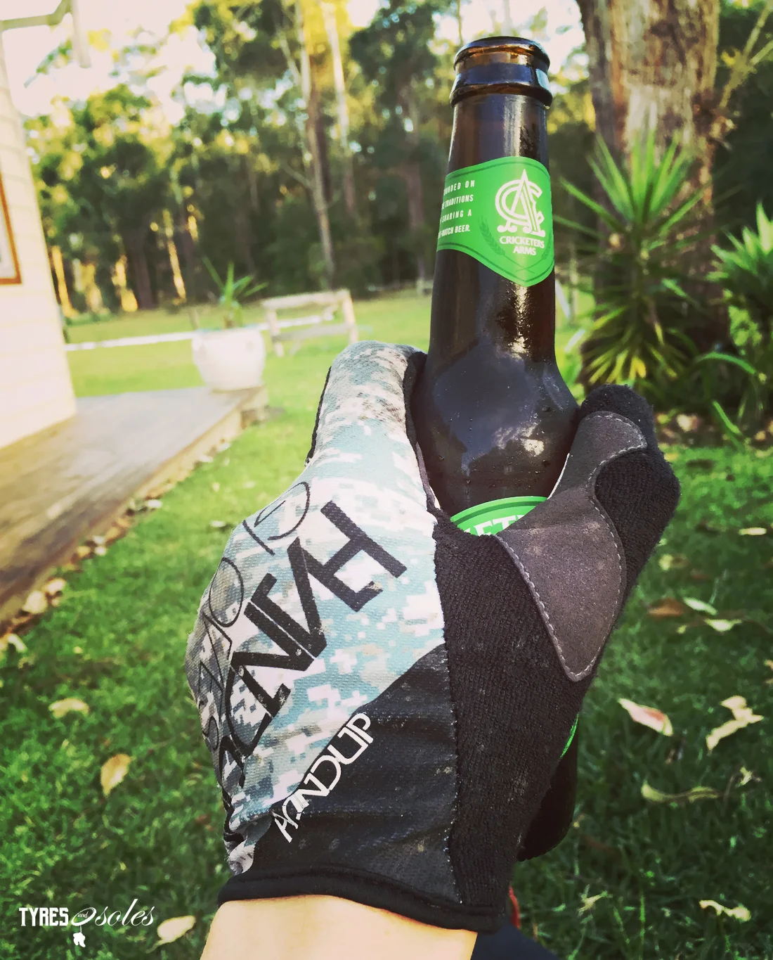 HANDUP GLOVES For grabbin’ beers!! Pic: ©Jason Lorch