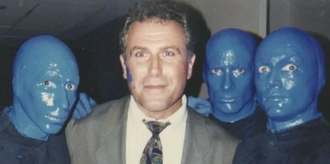With the Blue Man creators, Matt, Phil and Chris near the beginning. What started as a handful of true believers turned into an artist-driven entertainment phenomenon that entertained millions worldwide. Those were good times.