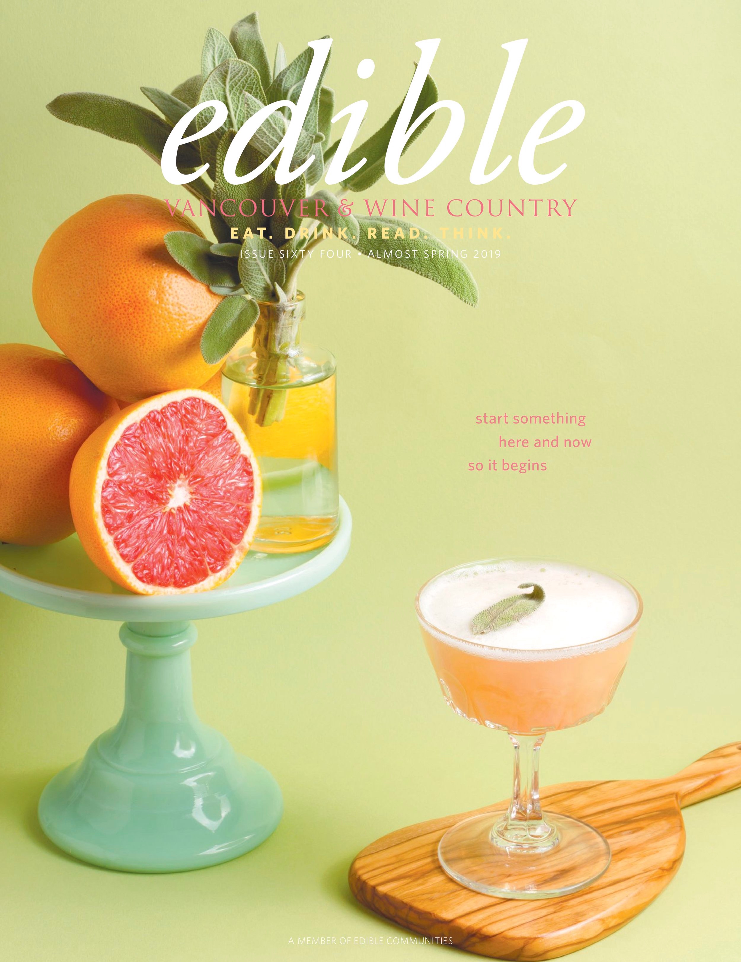 Issue No. 64, Almost Spring 2019 Cover Styling and Photography