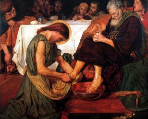Ford Madox Brown's Jesus Washing Peter's Feet (1876) 