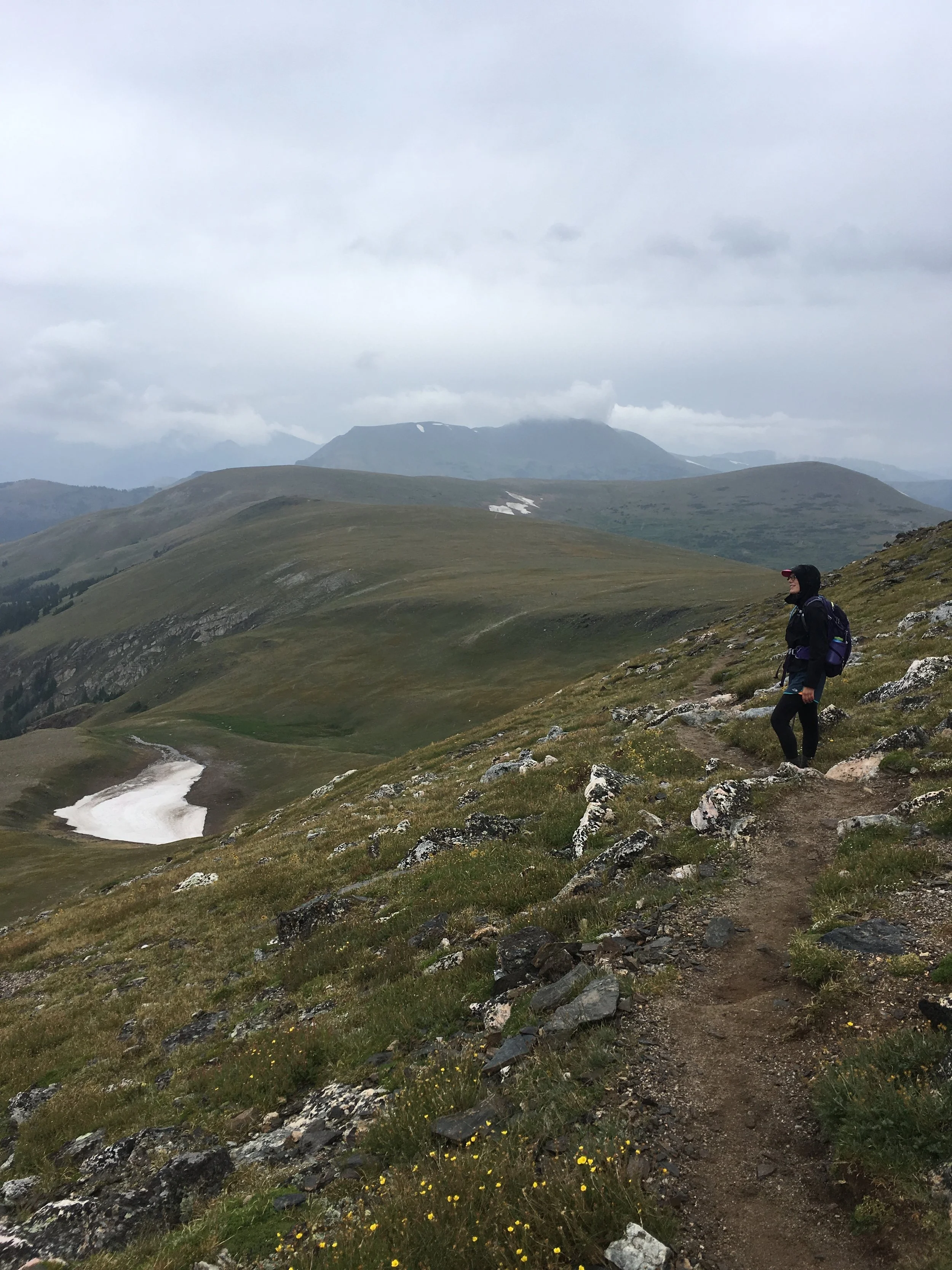 on the way to the top of Mt. Ida
