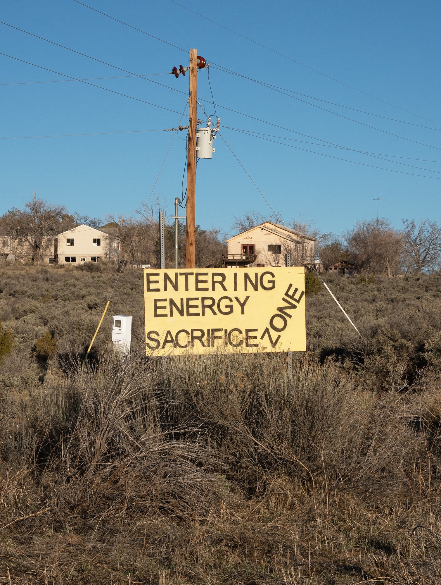Energy Sacrifice Zone in Greater Chaco photographed for the Center for Biological Diversity