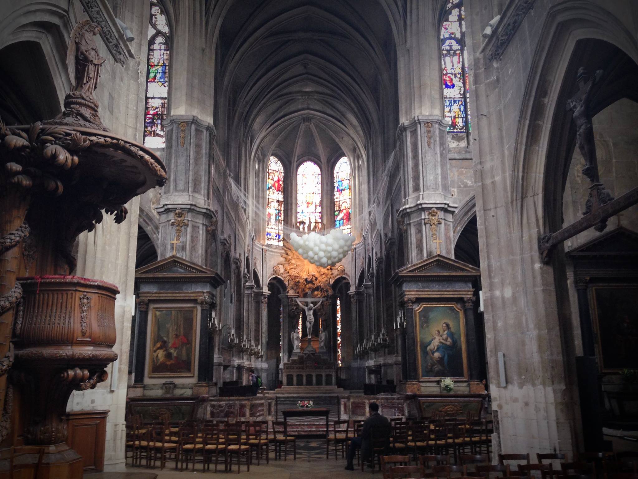 Église Saint Merry – Les Rendez-vous contemporains , i mage by FOUDRE