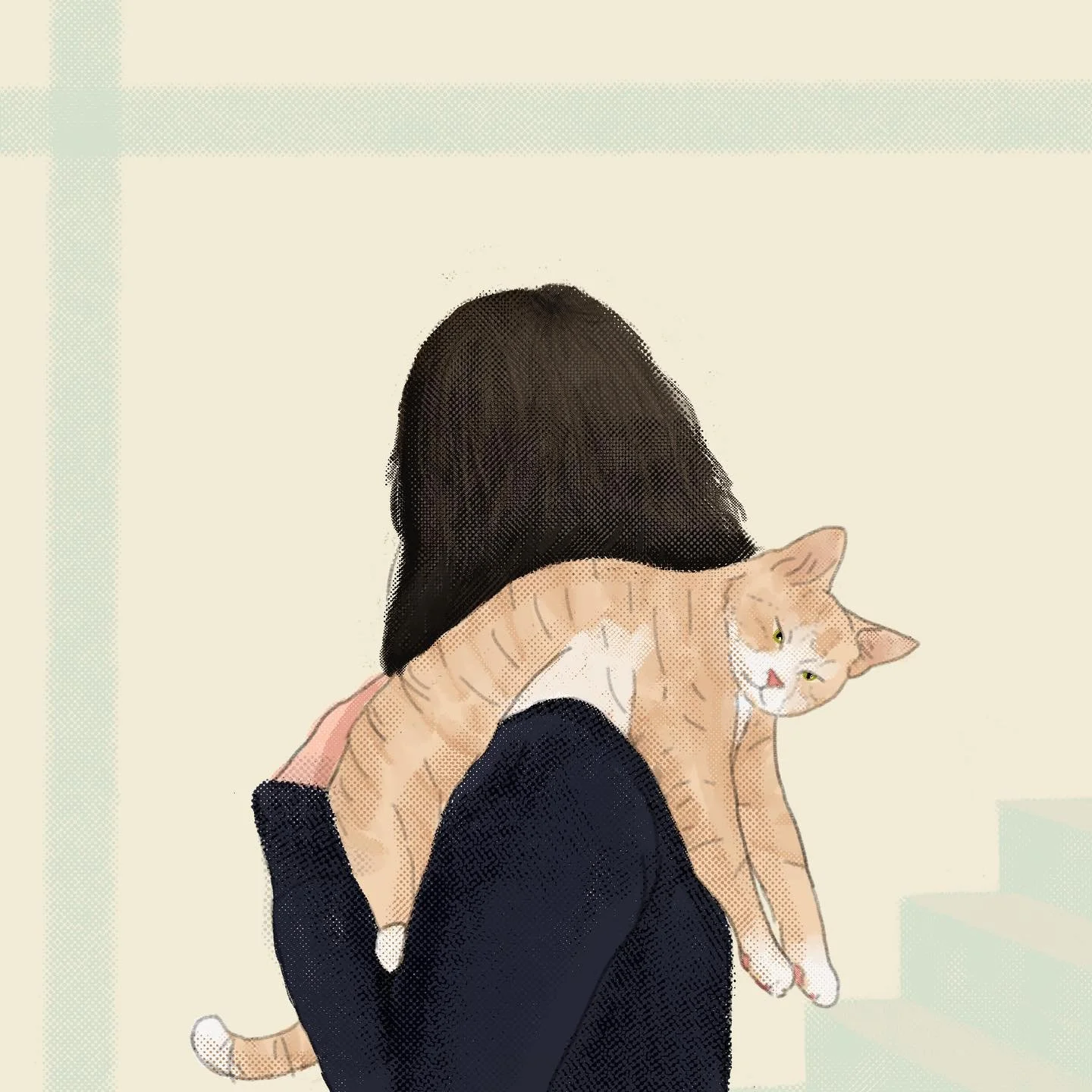 1 - Welcome to my A/B test of &ldquo;Benjamin as Fancy Scarf&rdquo;

2 - @gavinpotenza took this pic of me this morning and i wanted to share it but, I didn&rsquo;t want my face in there. 

Someone once told me that I needed to show my process, but i