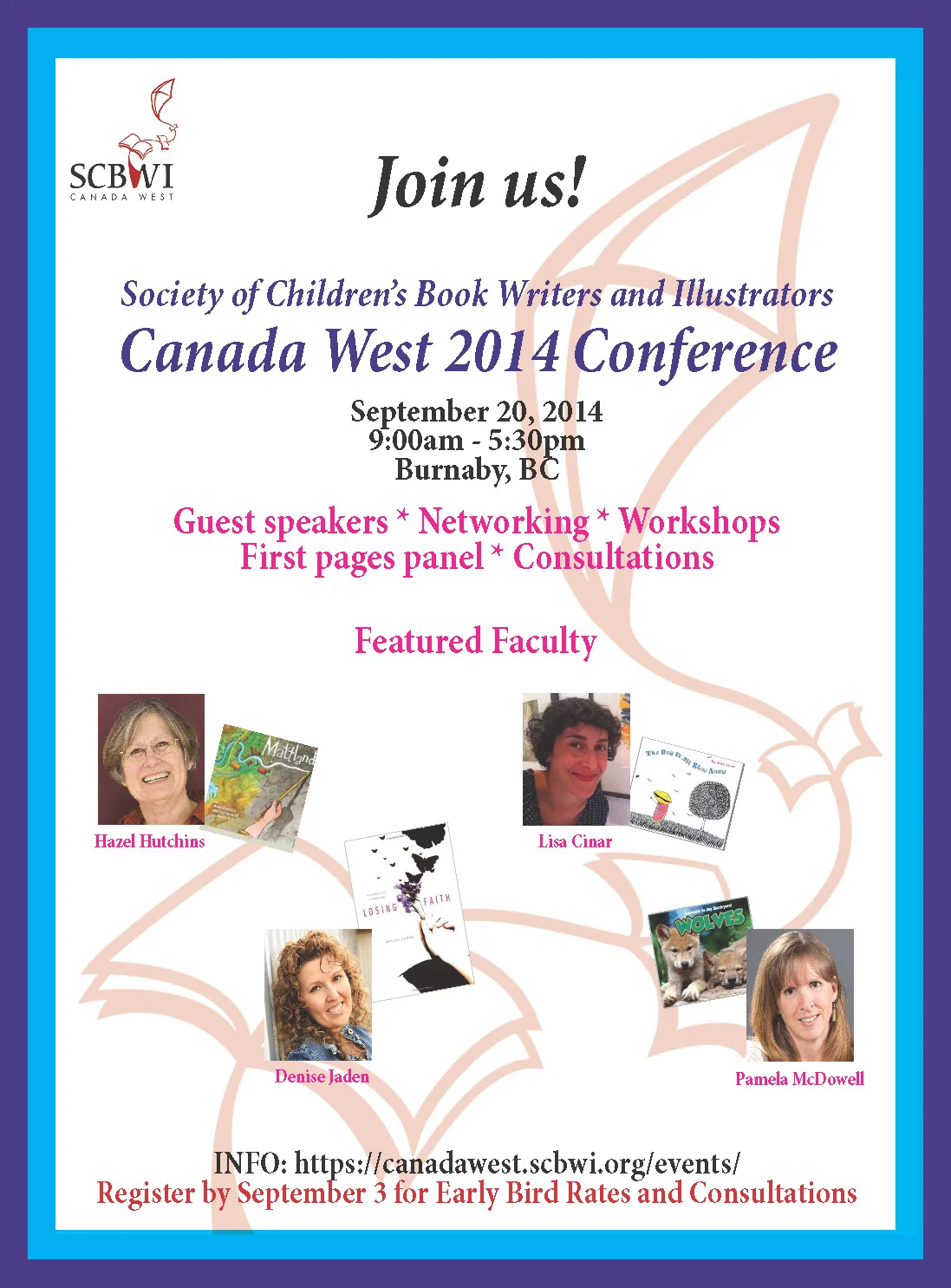   Canada West SCBWI conference &nbsp; 