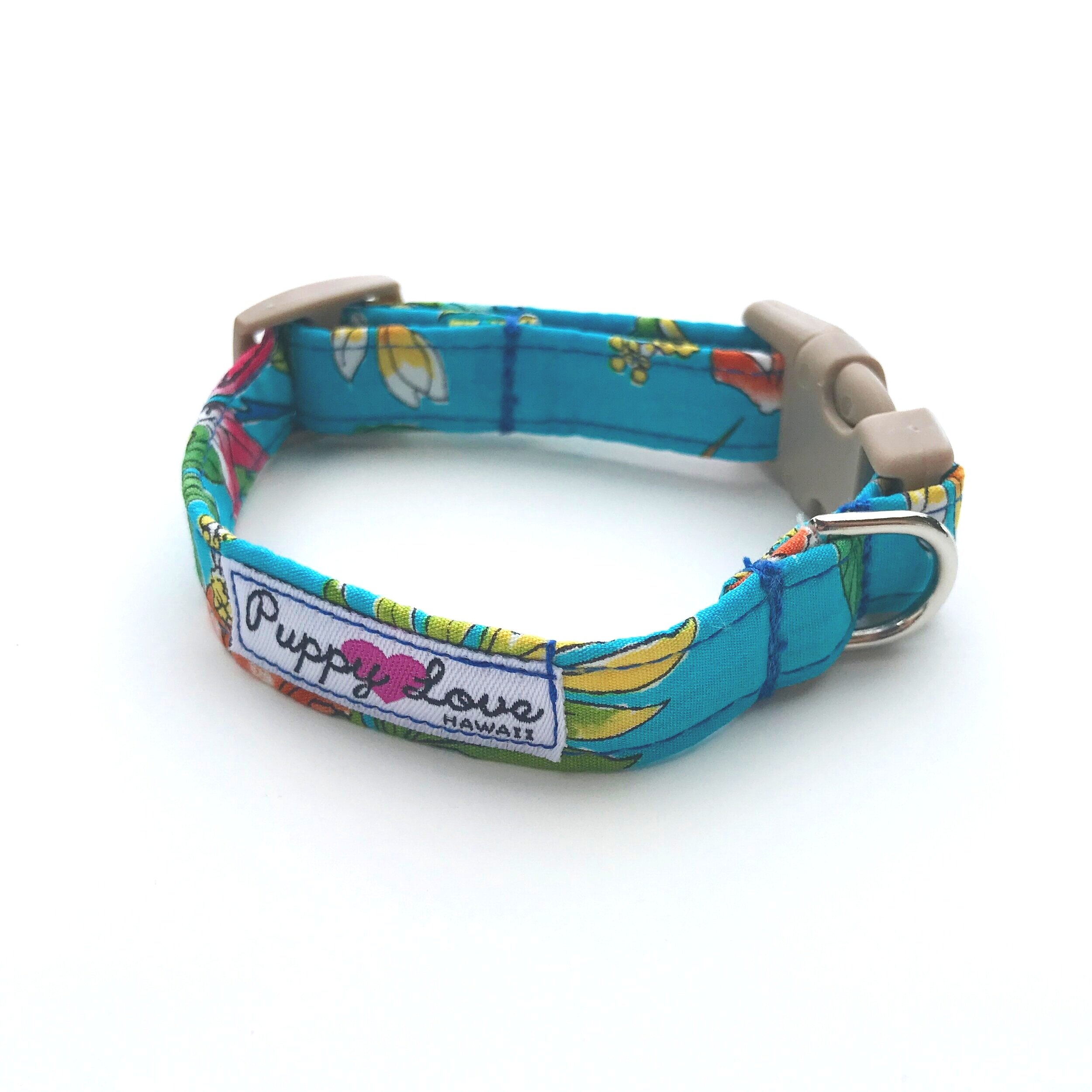 blue puppy collar