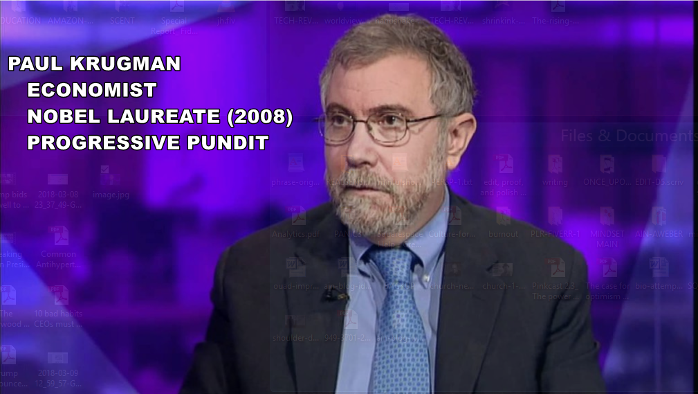 Am I Next? The Problem with Economists, Paul Krugman