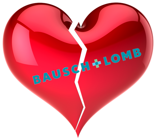 AM I NEXT? NO LOVE AT BAUSCH &amp; LOMB