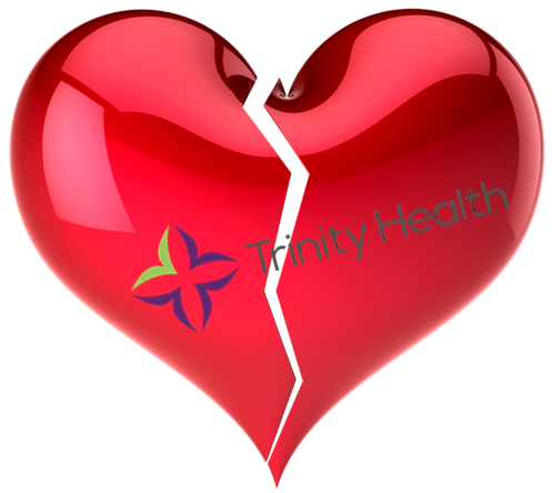 AM I NEXT? NO LOVE AT TRINITY HEALTH
