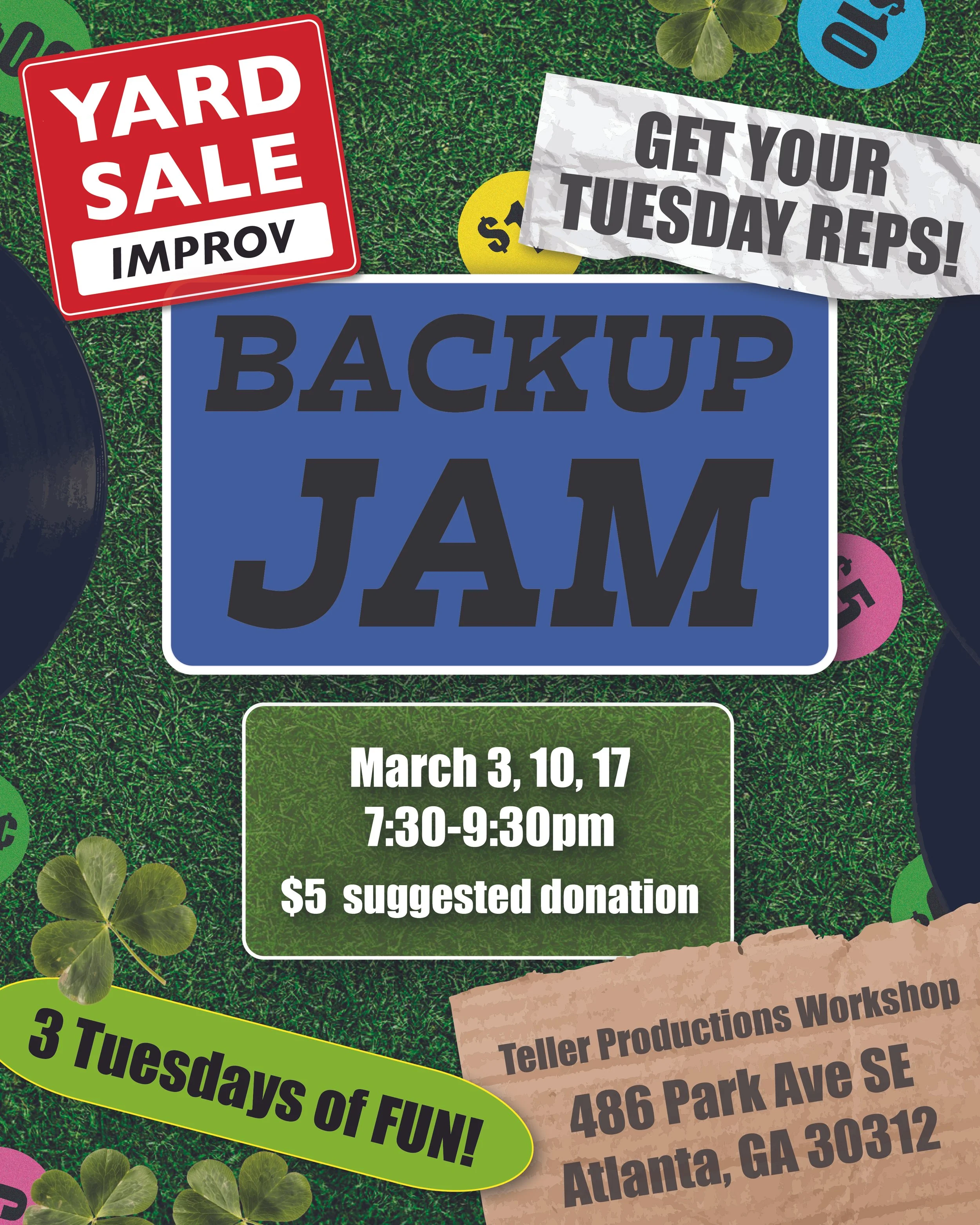 Yard Sale Improv Backup Jam