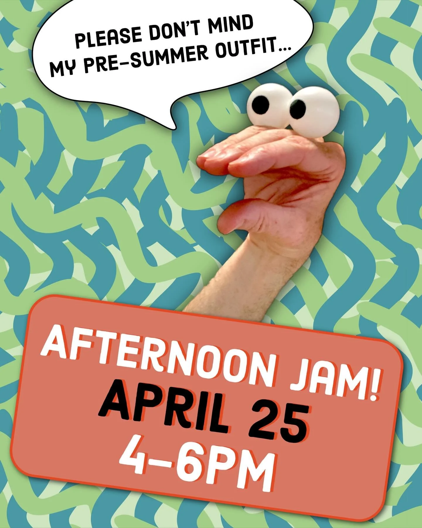 Ooooo JAMMERS! We&rsquo;re due for some afternoon fun! See you THIS Saturday, 4-6pm for some short form improv puppet nonsense. 486 Park Ave SE. Free ($7 suggested donation, never required). Puppet Provided and Beginner Friendly!