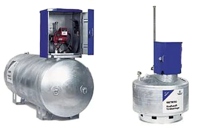 Mobile Tankanlage für Heizöl/Diesel