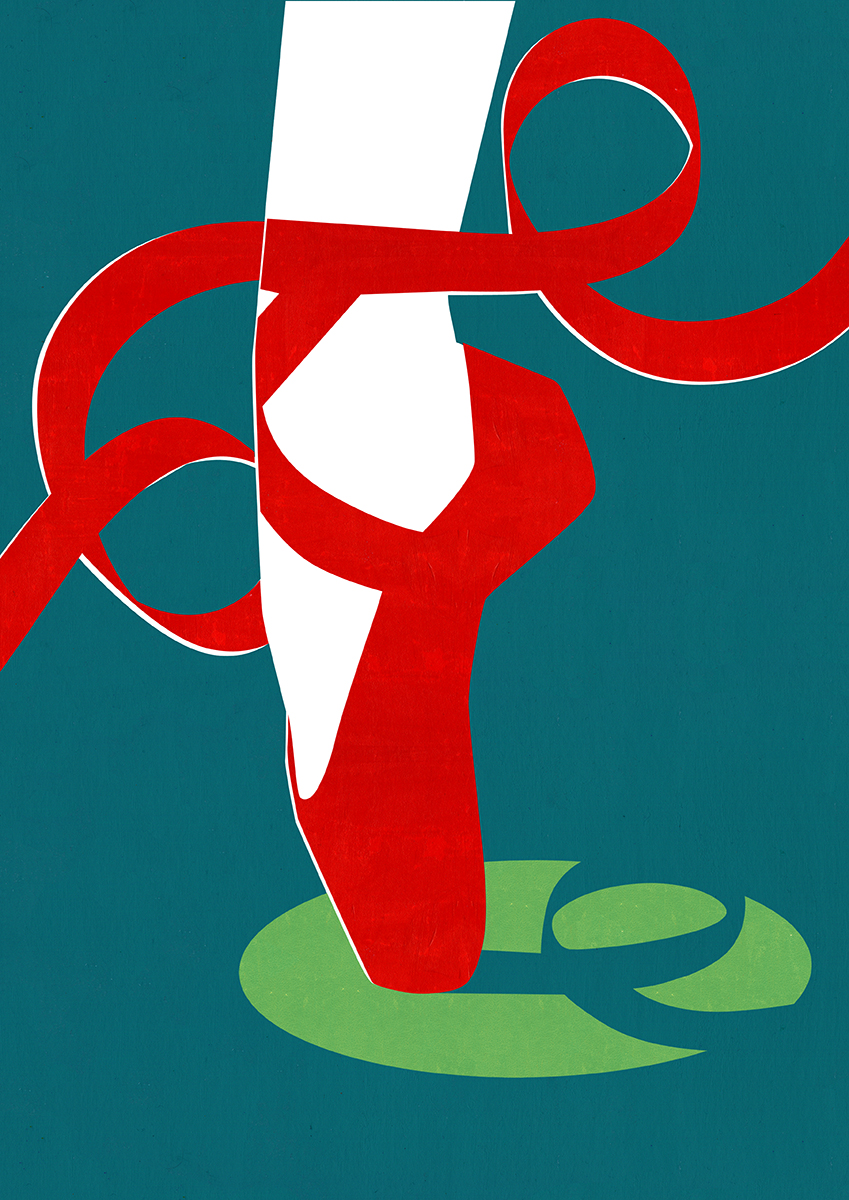 Lucy Vigrass | The Red Shoes (screenprint)