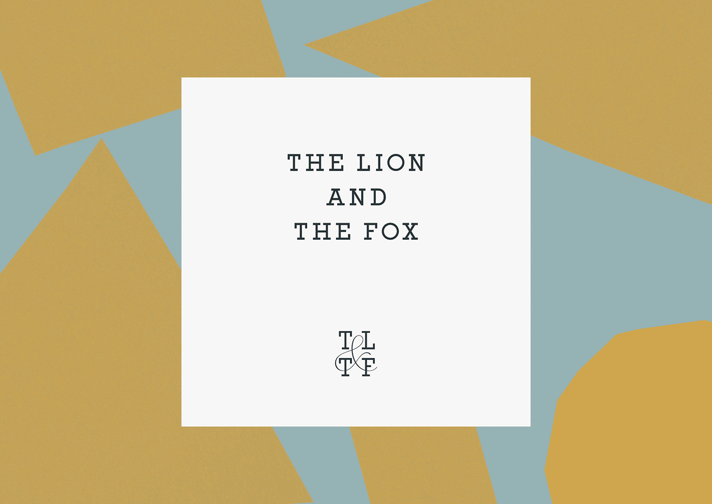 Andreas Neophytou | The Lion & The Fox identity