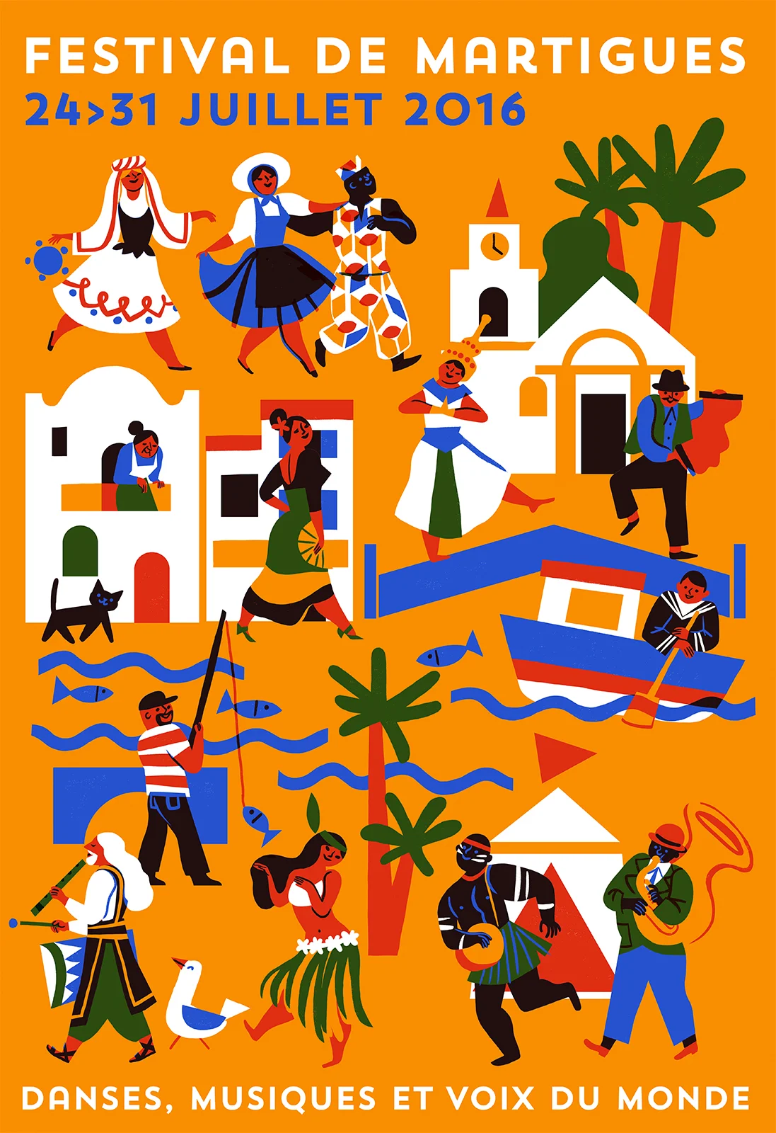Virginie Morgand | Poster for Festival de Martigues 2016