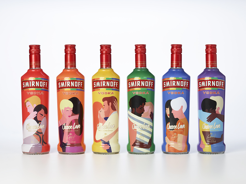 Rob Bailey | Smirnoff packaging for Pride 2017