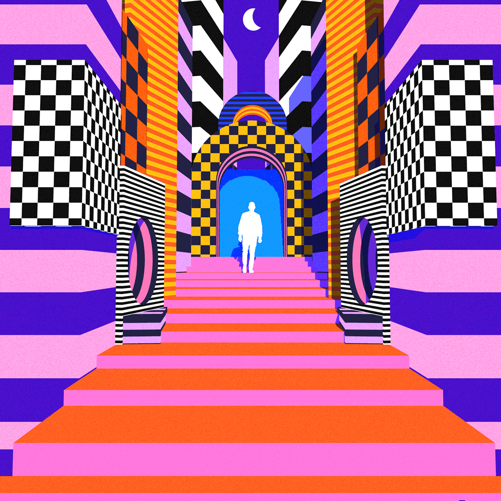 Karan Singh | Animated version of artwork created for Pat Lok's release, You Street