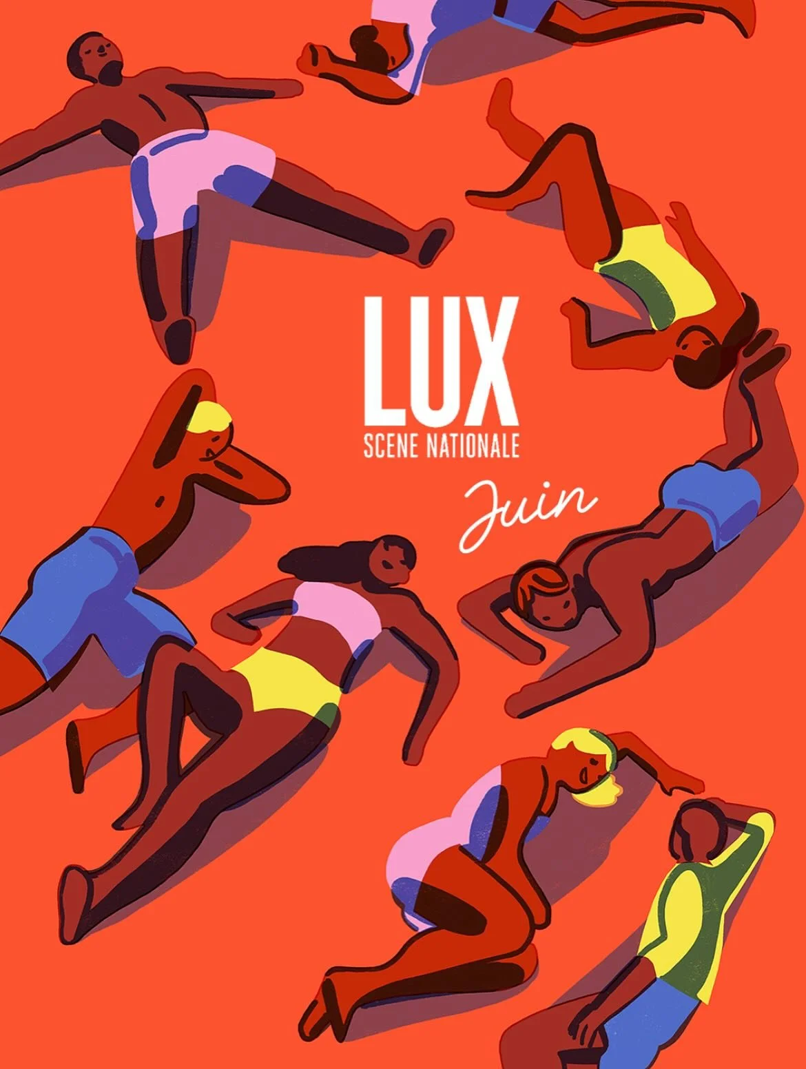 Beautiful recent work setting the tone for warmer months by @virginie.morgand for @lux_scene_nationale 

#illustration #virginiemorgand #illustrator #design #drawing #artist 

www.outlineartists.com