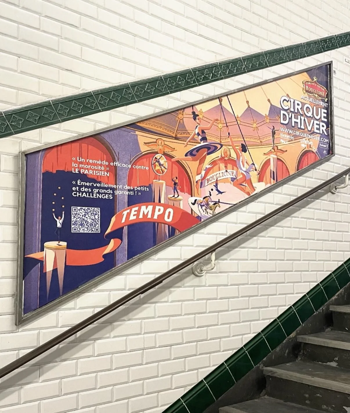 Spotted in Paris, @benoitaupoix beautiful artwork for Cirque D&rsquo;Hiver&rsquo;s latest show Tempo! 

#illustration #cirquedhiver #benoitaupoix #illustrator #design 

www.outlineartists.com