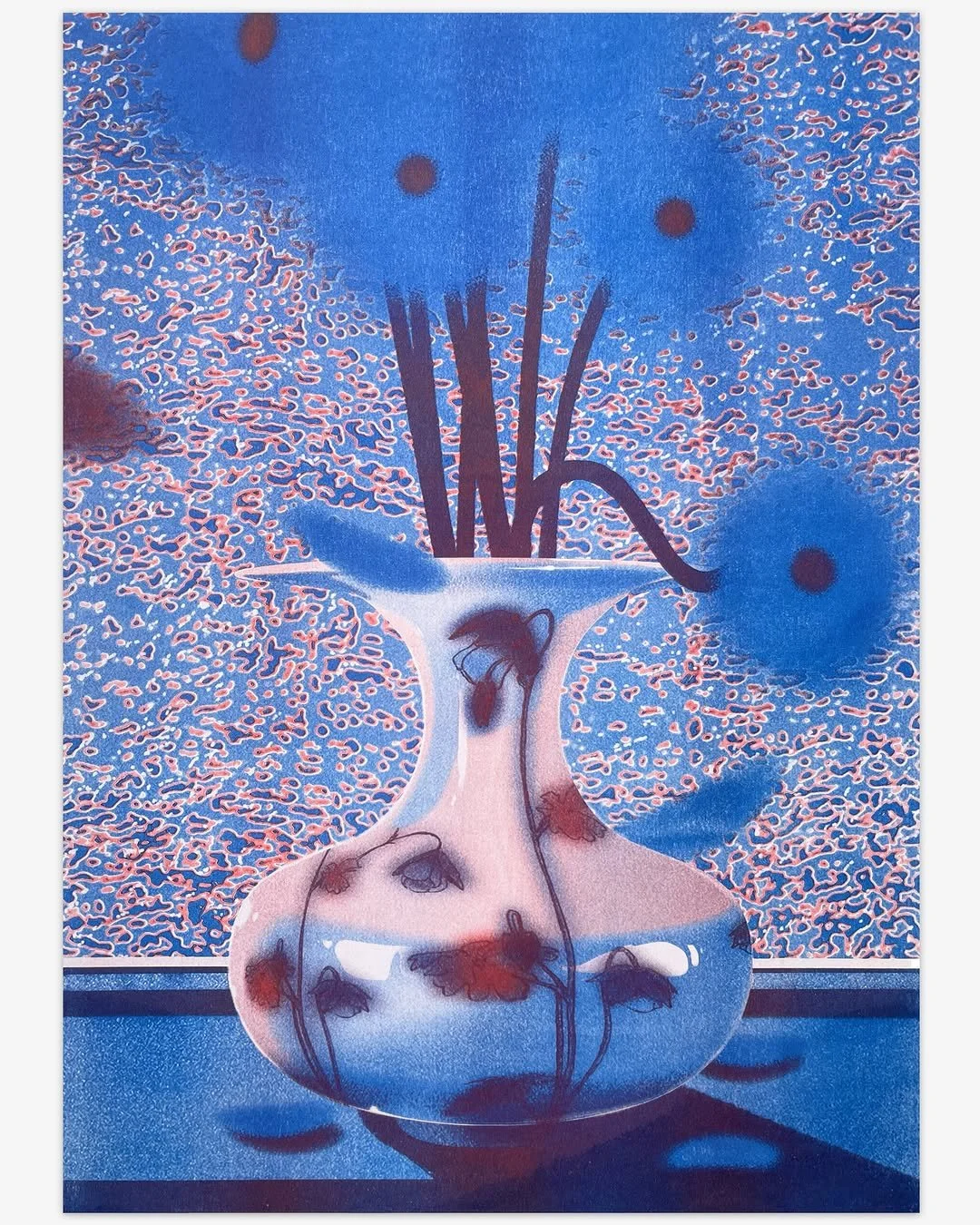 Stunning new work by @benoitaupoix created during his two month residency in Fujiyoshida, at the foot of Mount Fuji, Japan with @saruya_air, trying out risography for the first time.
Benoit's new series of 6 artworks are available as limited edition 