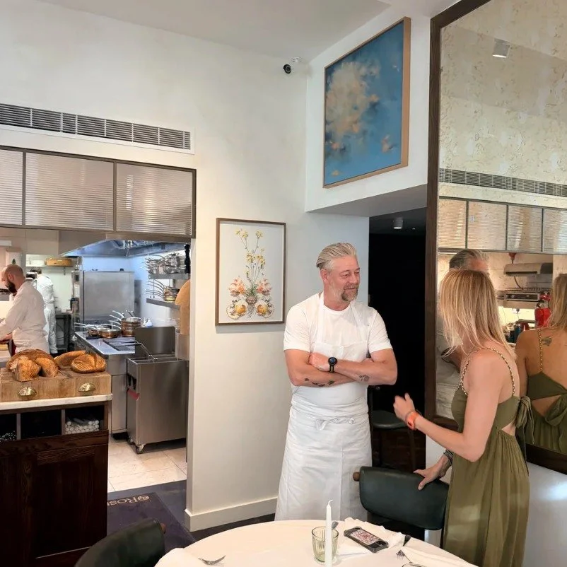 Beautiful new work by @kristjanaswilliams  for @adambyatt to celebrate the opening of his latest restaurant, Rosina @rosina.restaurant. Inspired by Rosina&rsquo;s spirit of warmth and generosity and the enduring ritual of eating together, these new p