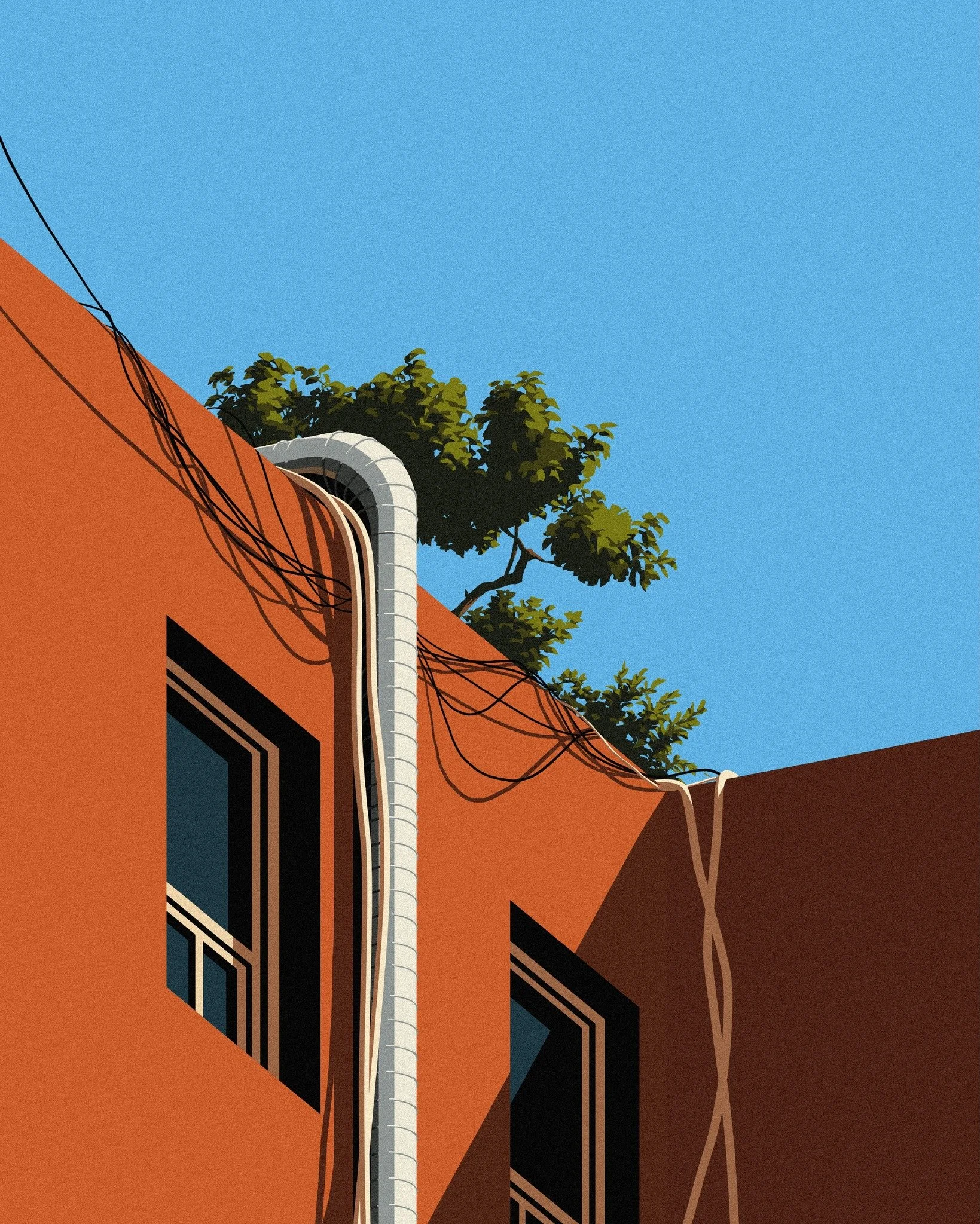 Super cool perspective and an unexpected view of an everyday scene from @sabinus_ 

 #artist #design #illustration #illustrator 

www.outlineartists.com