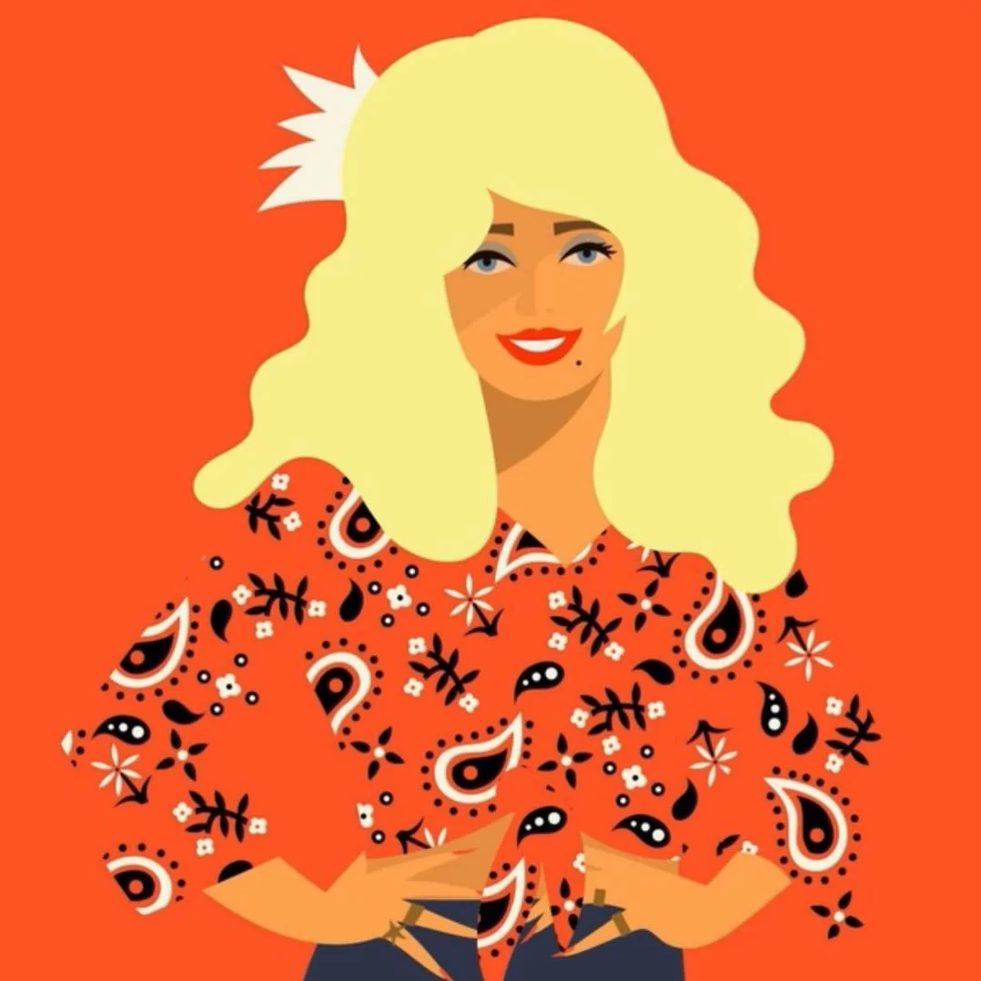 Gorgeous tribute to the Queen of Tennessee, by our own Nashville girl and lifelong Dolly fan @laurenrolwing 🦋🦋