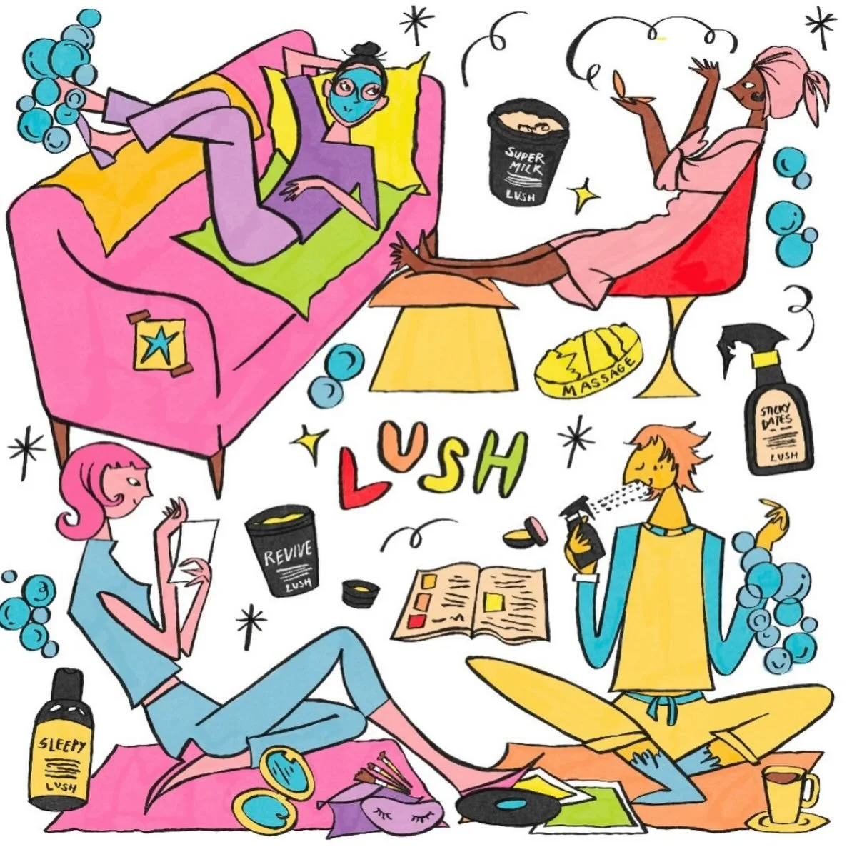 More from this adorable self-initiated project by @hanzsiie for a dream client @lush 

#illustration #packaging #design #hannahgibson 

www.outlineartists.com