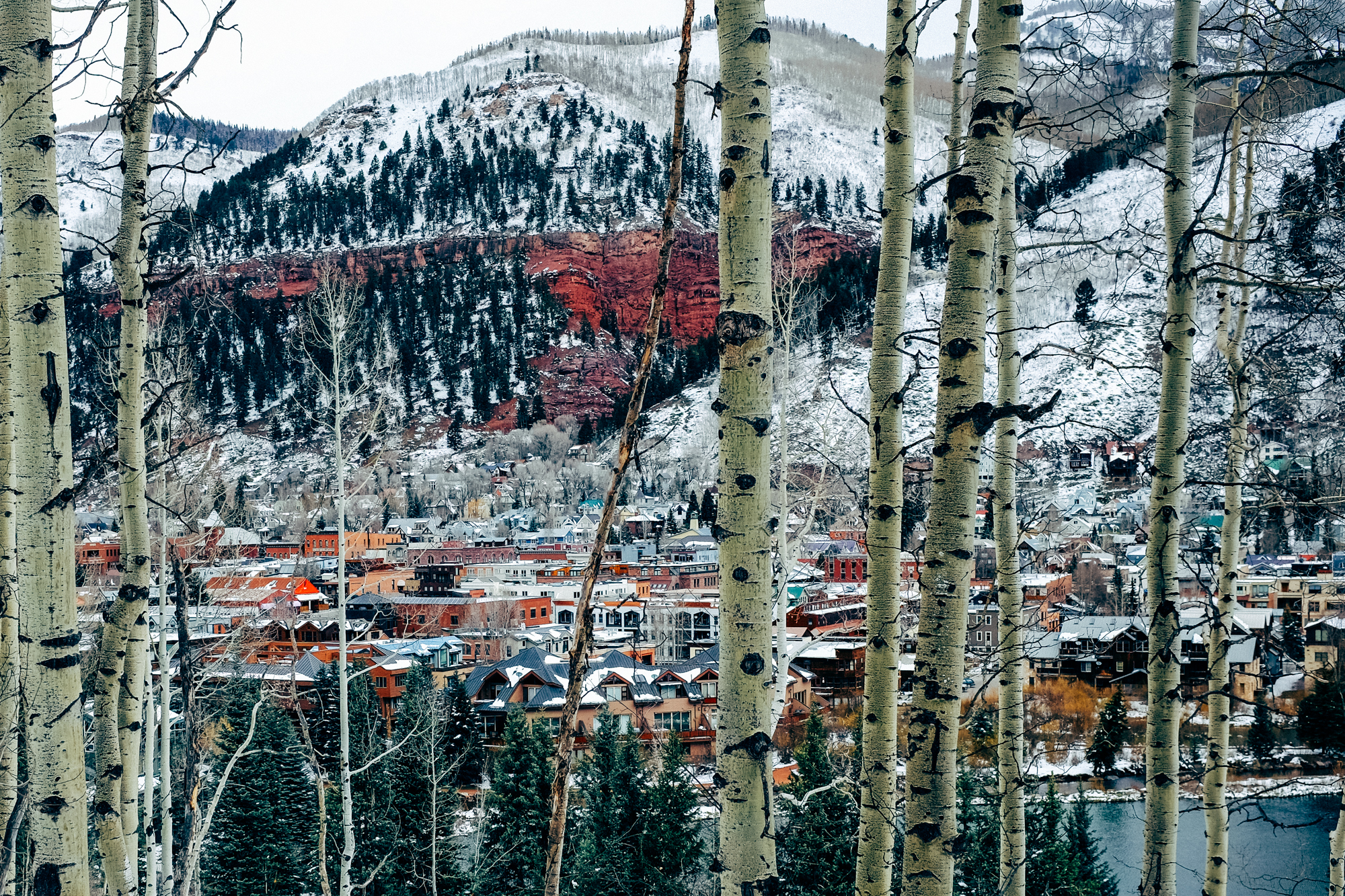 Downtown Telluride from the hike we went on.