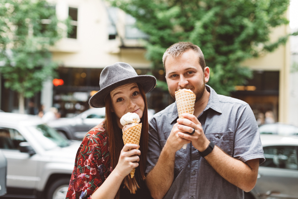 Okay...SALT AND STRAW ice cream is THE BOMB! I mean I am still dreaming about how amazing this ice cream was. I got the salted caramel and chocolate brownie. This place was classy and you can smell it from a block away. Wait in the line it is BEYOND worth it!